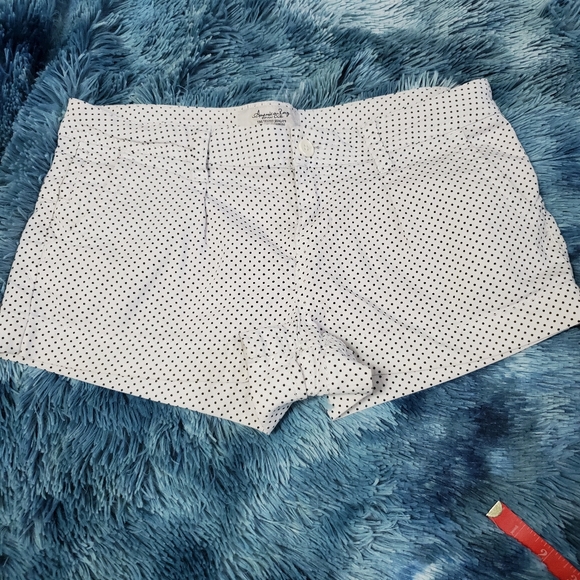AMERICAN RAG~ WHITE & BLACK POLKA DOTTED SHORTS! - Picture 8 of 10
